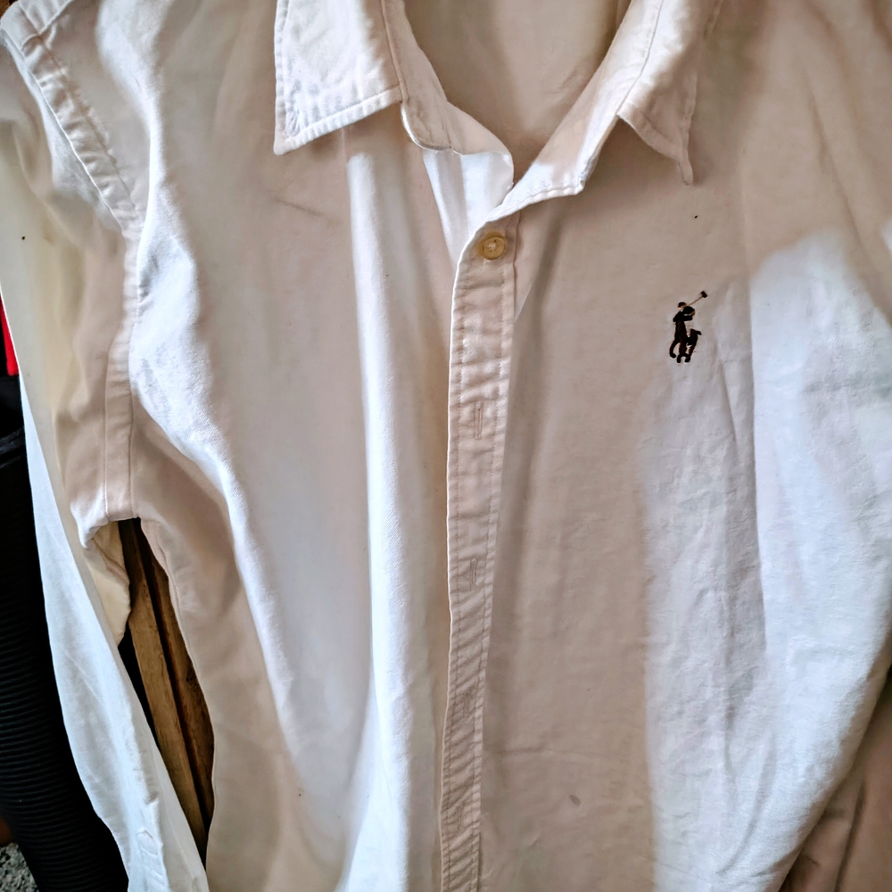 Women's White Slim Fit Size 12Polo Shirt